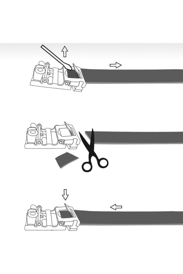 VELON Tokalı Raylı Deliksiz Kemer