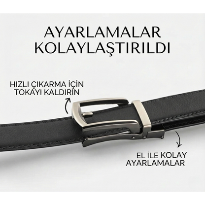 VELON Tokalı Raylı Deliksiz Kemer